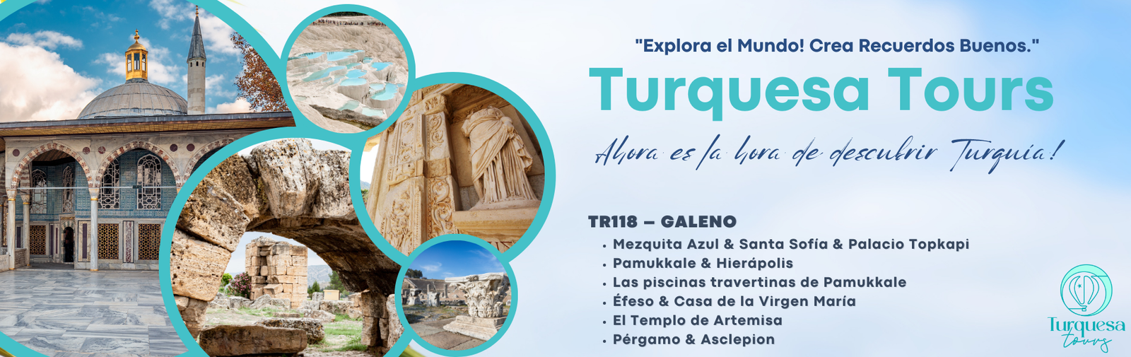 TR118 - GALENO / Estambul - Pamukkale - Efeso - Pergamo